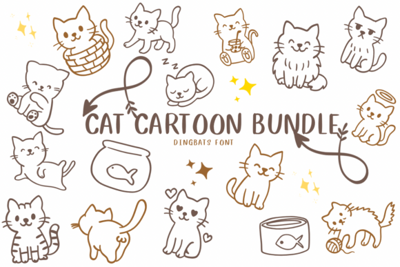 Cat Cartoon Bundle