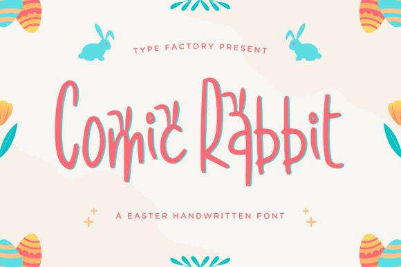 Comic Rabbit Font: A Playful Typographic Companion for Kids-Themed Design