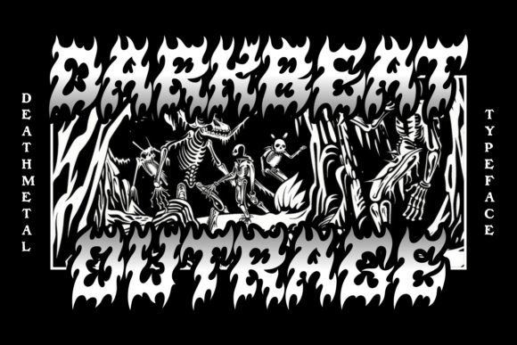Darkbeat Outrage: The Font That Roars