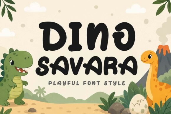 Dino Savara: A Unique Display Font for Creative Expression
