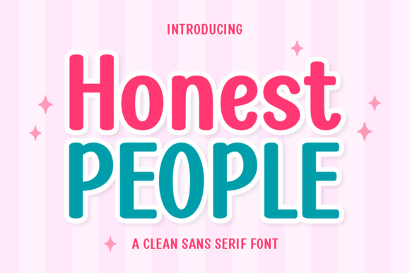Honest People: A Font That Speaks with Clarity and Warmth