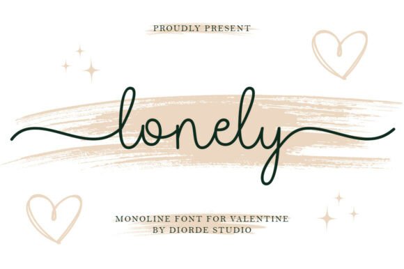 Lonely Font: Elegance in Every Curve