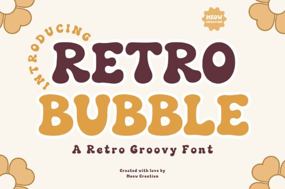 Retro Bubble Font