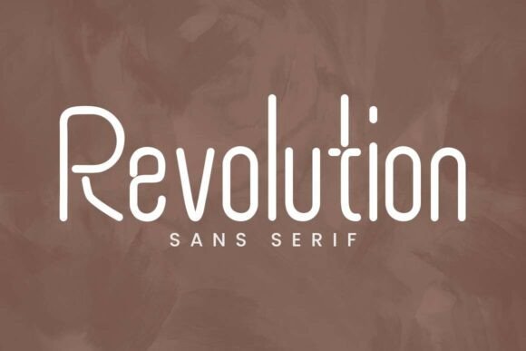 Revolution Sans Serif: Redefining Modern Design with a Futuristic Edge
