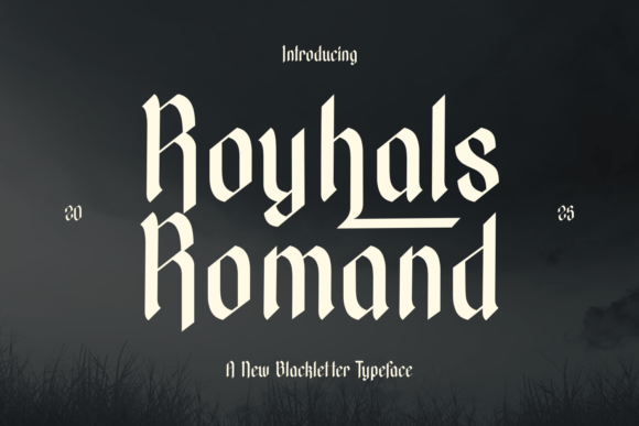 Royhals Romand: A Timeless Blackletter Typeface for Autumn and Beyond