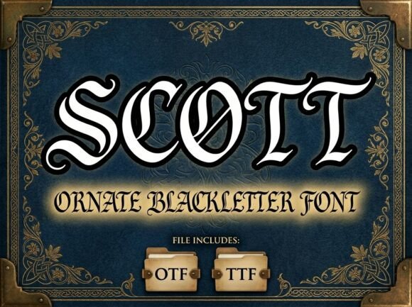 Scott: A Bold Statement in Typography