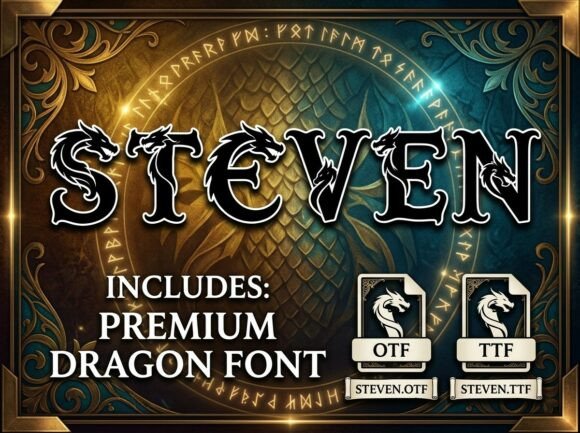 Steven: A Bold Statement in Typography