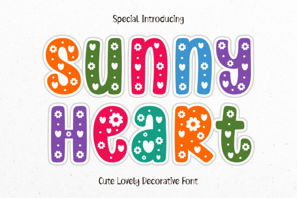 Sunny Heart Font: A Celebration of Love and Artistry
