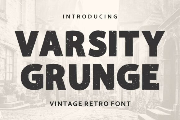 Varsity Grunge: A Bold Statement in Retro Design